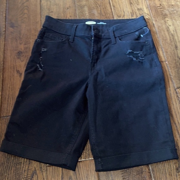 OLD NAVY HIGH RISE Secret-Slim Pockets Jean Shorts Women’s Size 2 - Picture 1 of 5